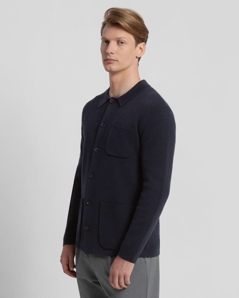 Heavy Milano Knit Overshirt