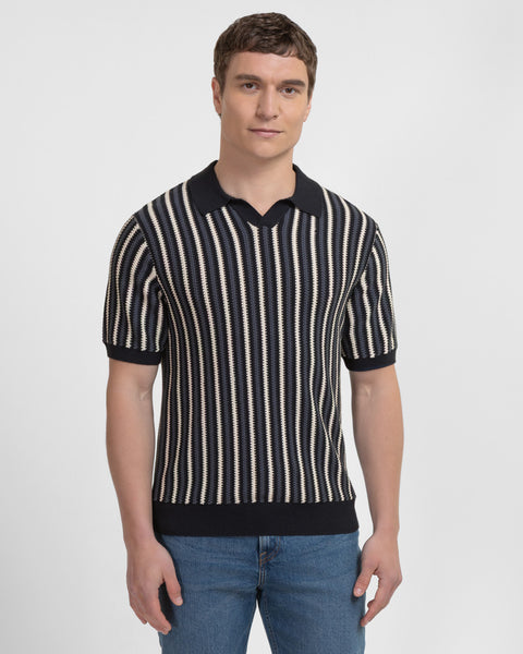 Steel & Jelly Men's Pimlico Trophy Knitted Polo Shirt