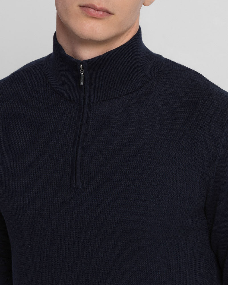 Knitted 1/4 Zip Jumper