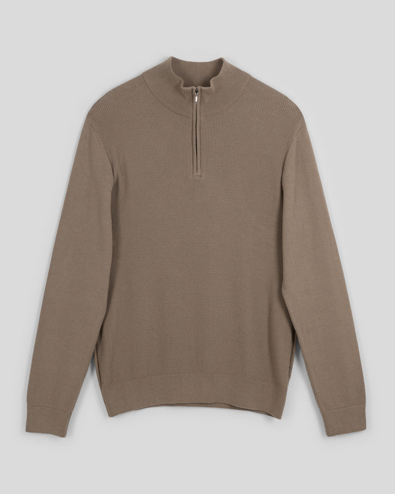 Knitted 1/4 Zip Jumper