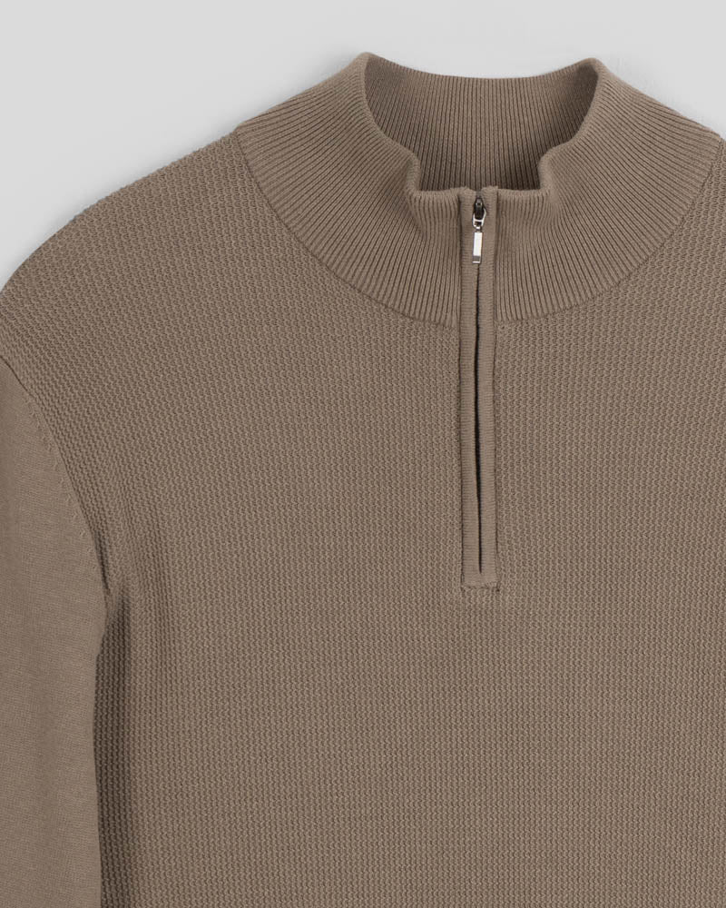 Knitted 1/4 Zip Jumper