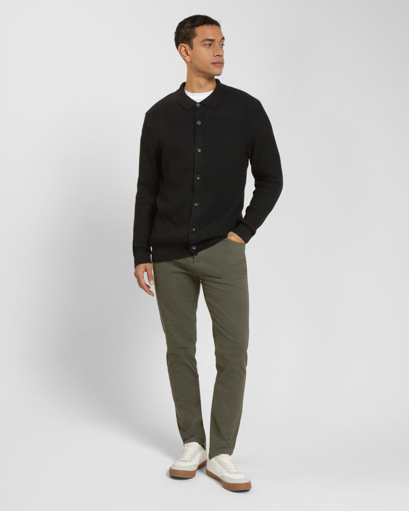 Textured Knitted Overshirt