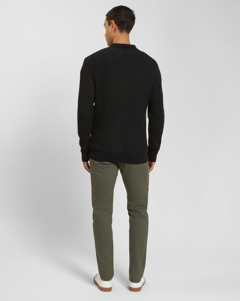 Textured Knitted Overshirt