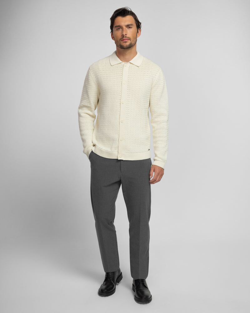 Chester - Chunky Knit Button Up Cardigan