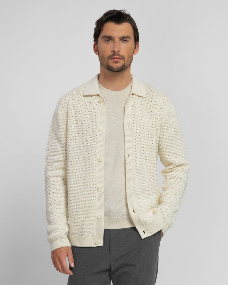Chester - Chunky Knit Button Up Cardigan