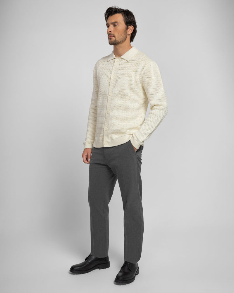 Chester - Chunky Knit Button Up Cardigan