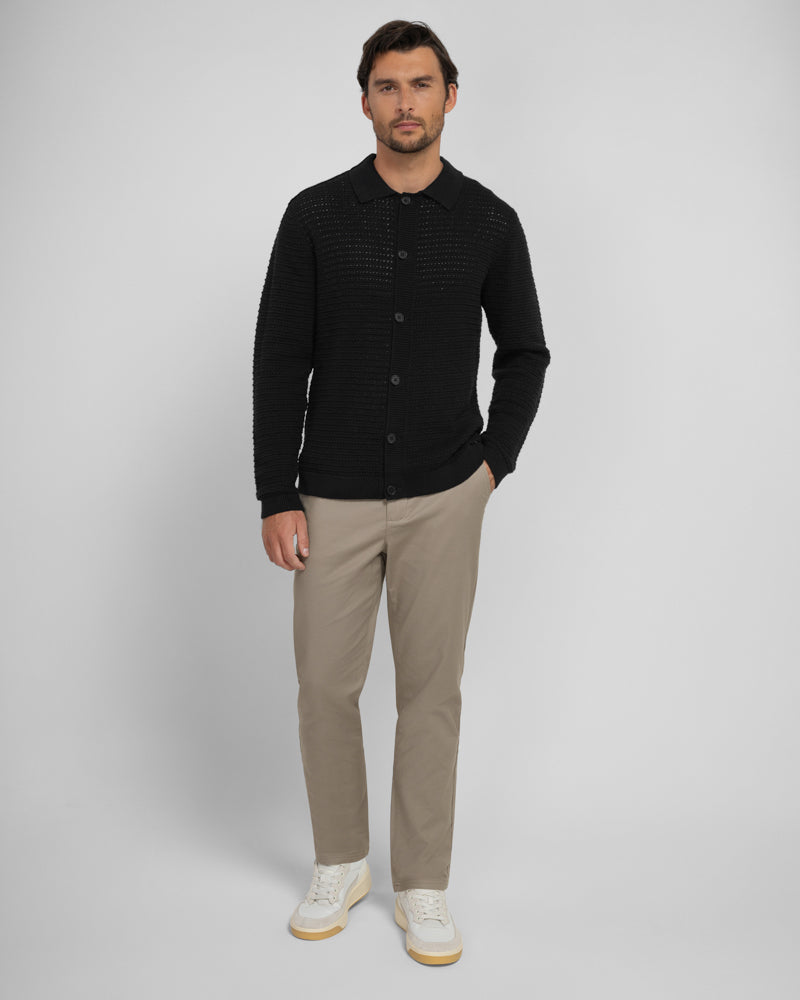 Chester - Chunky Knit Button Up Cardigan