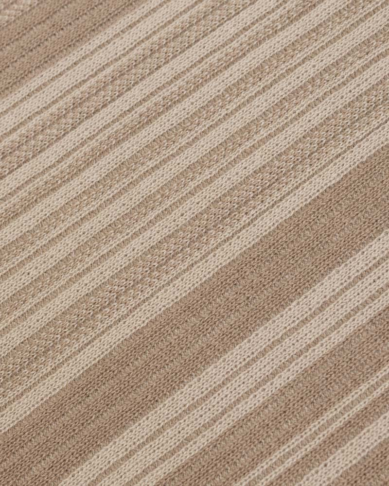 Moorgate - Stripe Textured Sweater T-Shirt