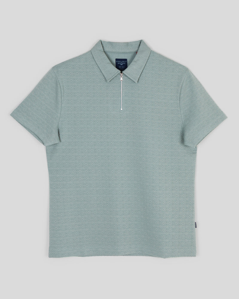 Crofton - Tile Textured Polo Shirt