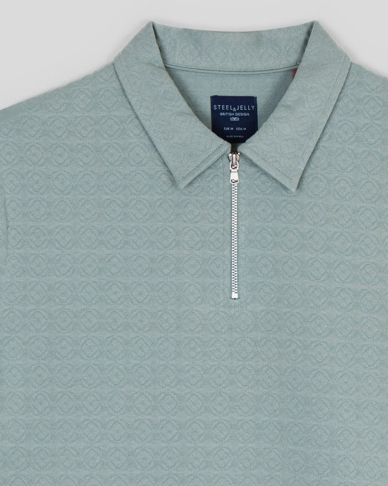 Crofton - Tile Textured Polo Shirt