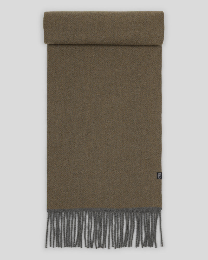 Bilsham - Beanie & Herringbone Soft-Touch Scarf Set