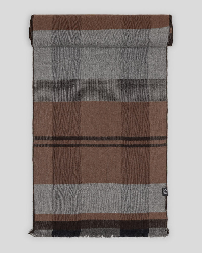 Steel & Jelly Men’s Loxwood Multi Print Scarf