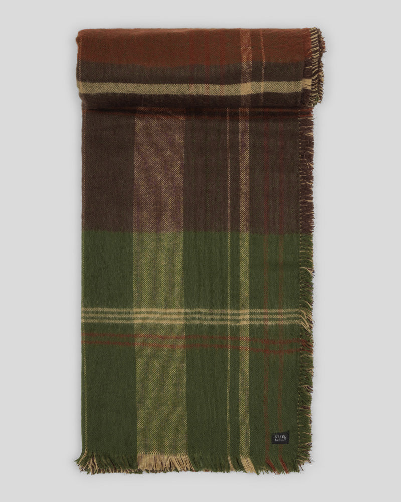 Steel & Jelly Men’s Stedham Reversible Oversized Check Scarf