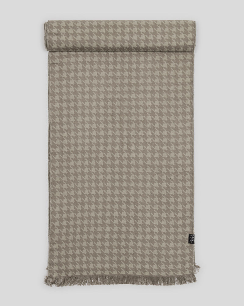 Steel & Jelly Men’s Mannings Stone Houndstooth Boxed Scarf