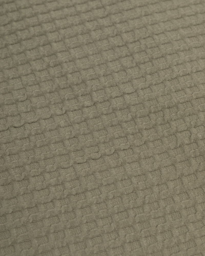 Leyton - Check Texture Jersey Short Sleeve Shirt & Short Set Sage