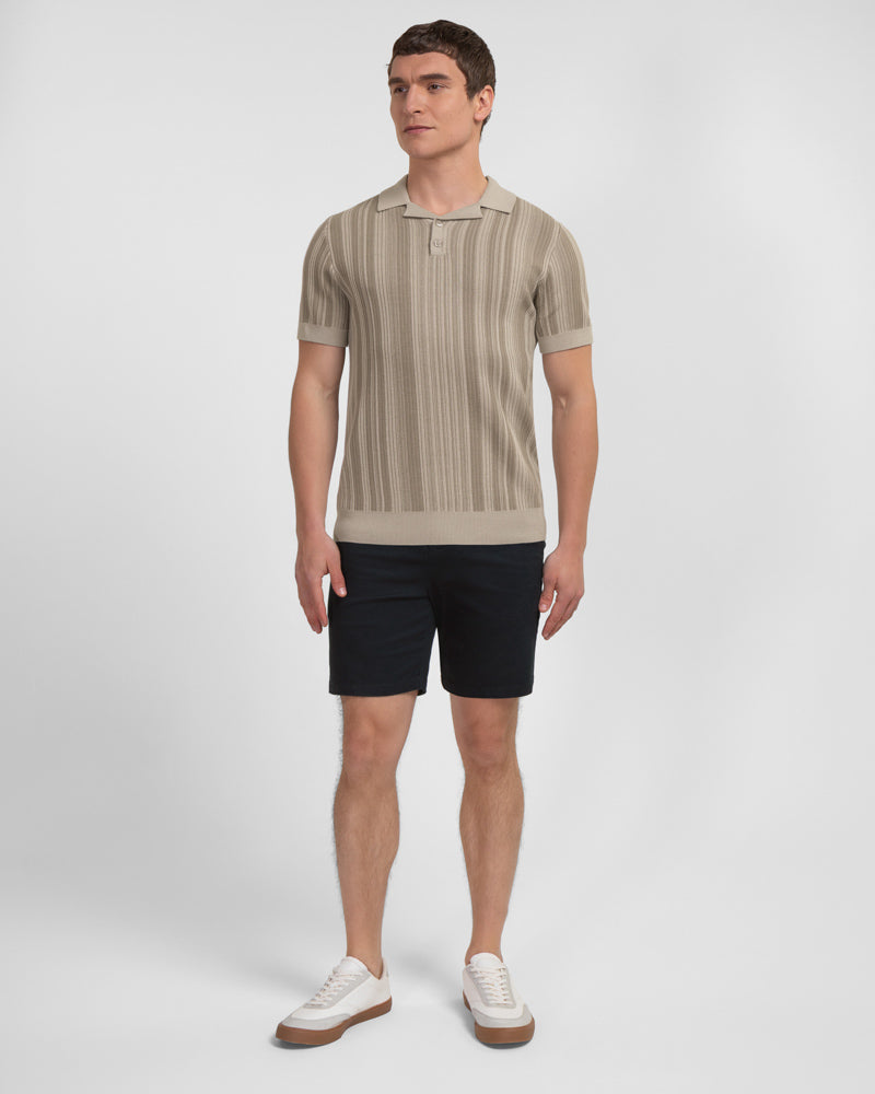 Slim Fit Cotton Stretch Chino Shorts