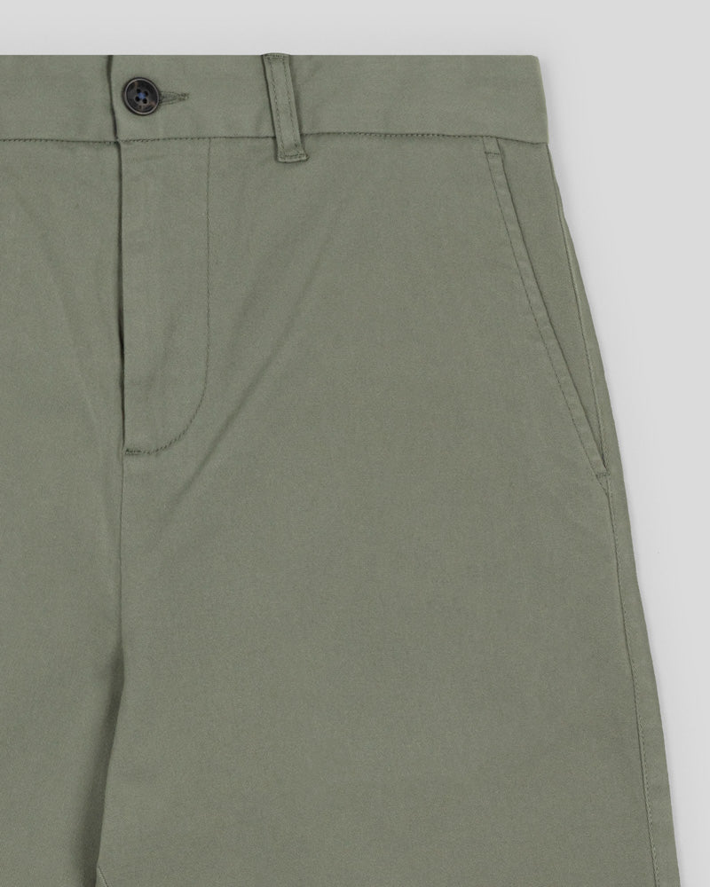 Slim Fit Cotton Stretch Chino Shorts
