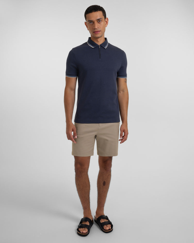 Slim Fit Cotton Stretch Chino Shorts