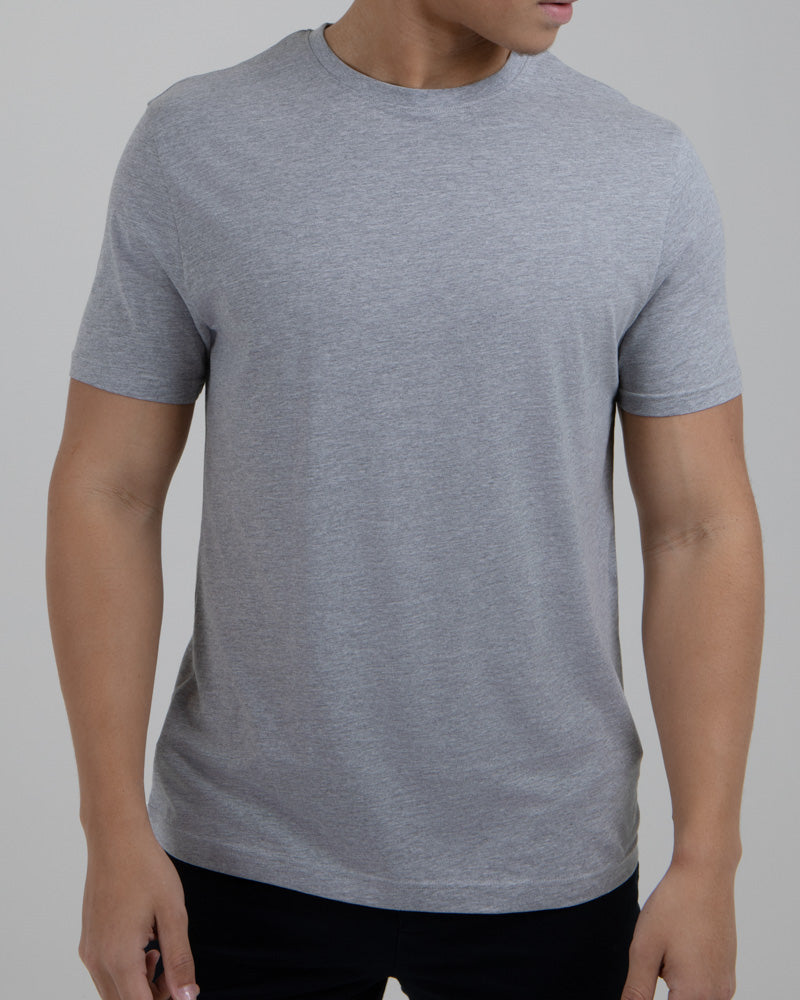 Navy, Grey & White 3 Pack Short Sleeve T-Shirts