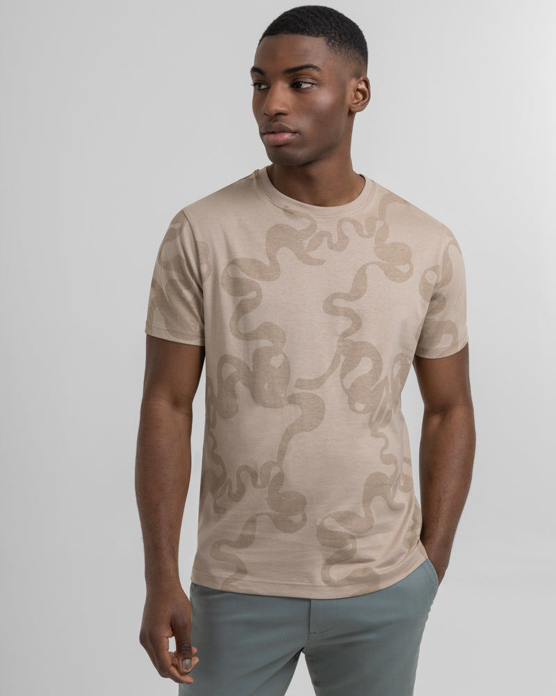 Abstract Print T-Shirt