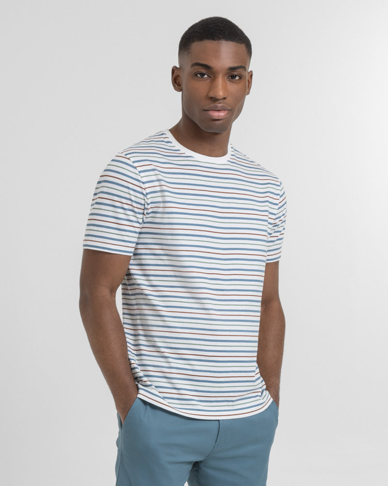 Off White Striped T-Shirt