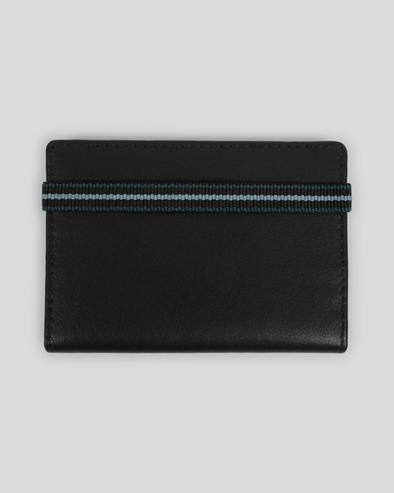 Steel & Jelly Men’s Selham Leather Bifold Card Holder With Elasticated Band