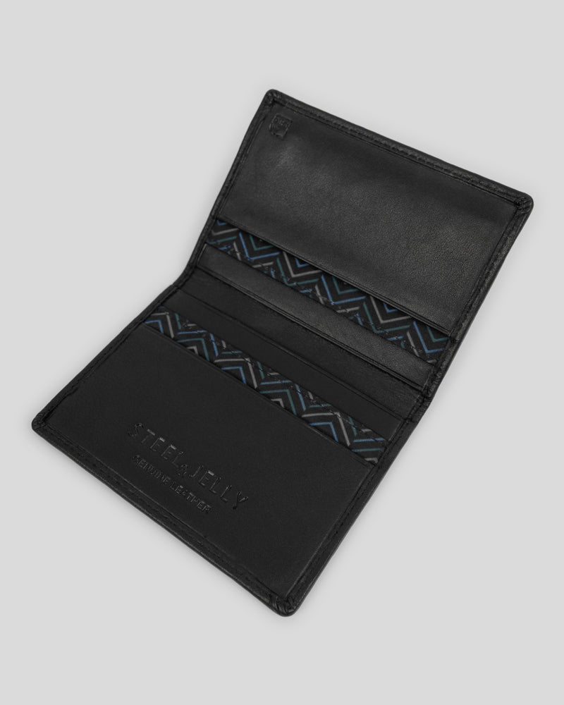 Steel & Jelly Men’s Selham Leather Bifold Card Holder With Elasticated Band