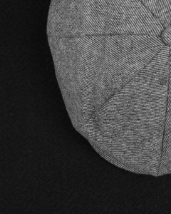 Steel & Jelly Men’s Cootham Twill Flat Cap & Herringbone Textured Scarf Set