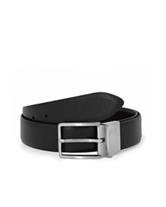Black Reversible Leather Belt 