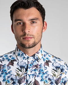 Limited Edition Bold Floral Print Long Sleeve Shirt