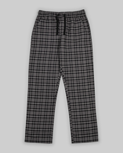 Black Check Cotton Pyjama Bottoms